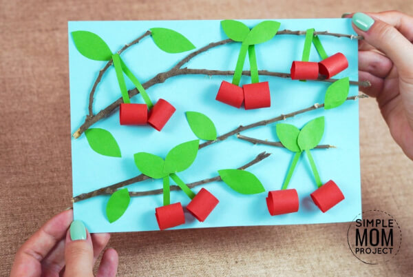 DIY Cherry Craft Activity For Kids Cherry Crafts & Activities for Kids