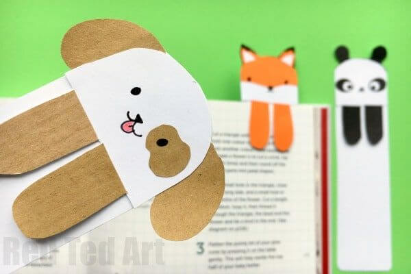Cute Animal Bookmarks Craft With Paper
