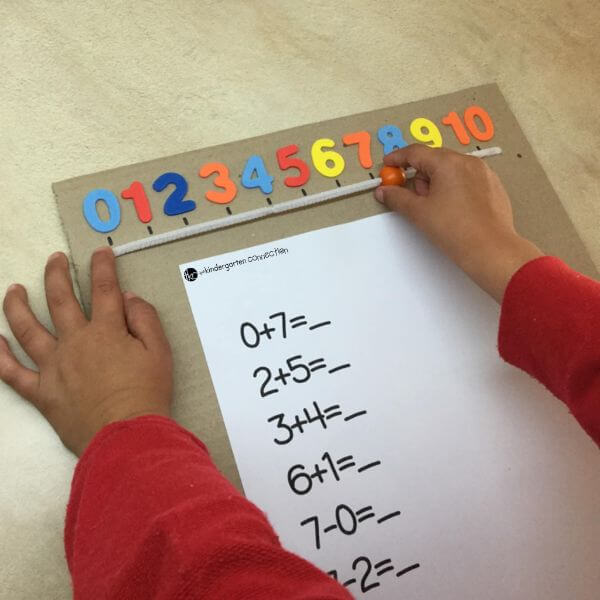 DIY Number Line Tool For Kids Interactive Number Line Activities