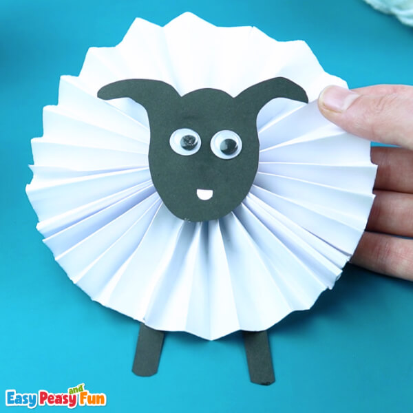  DIY Paper Sheep Craft Animal Paper Crafts for Kids