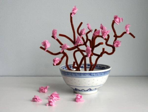 DIY Plum Blossom Tree Craft & Activities Ideas For The Home