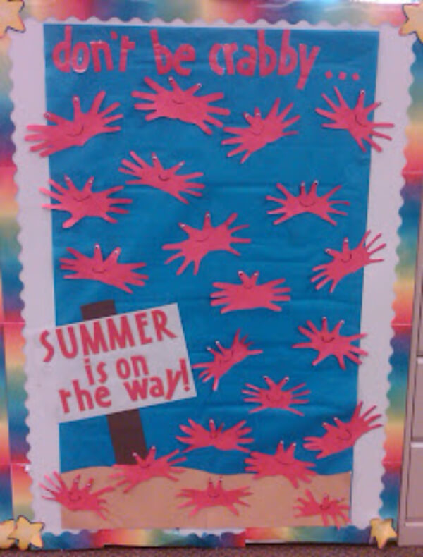 Don't Be Crabby... Bulletin Board Ideas Summer and End-of-Year Bulletin Boards