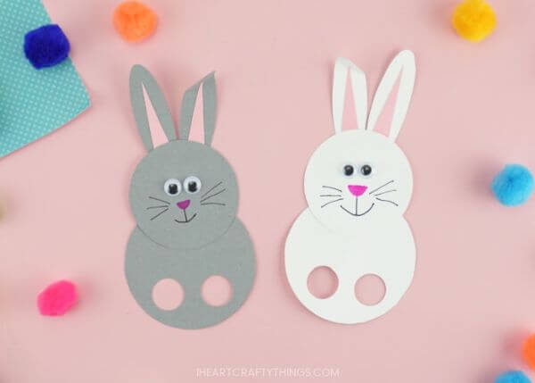 Easter Bunny Finger Puppet Craft Easter Bunny Finger Puppet Craft