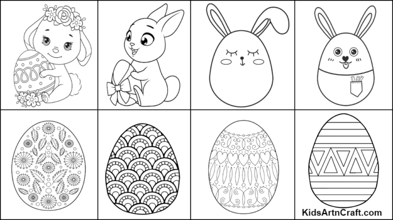 Easter Coloring Pages For Kids – Free Printables - Kids Art &amp; Craft