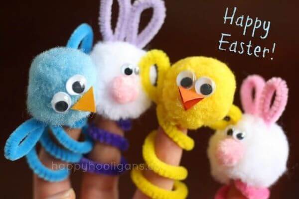 Easter Finger Puppet Craft For Kids