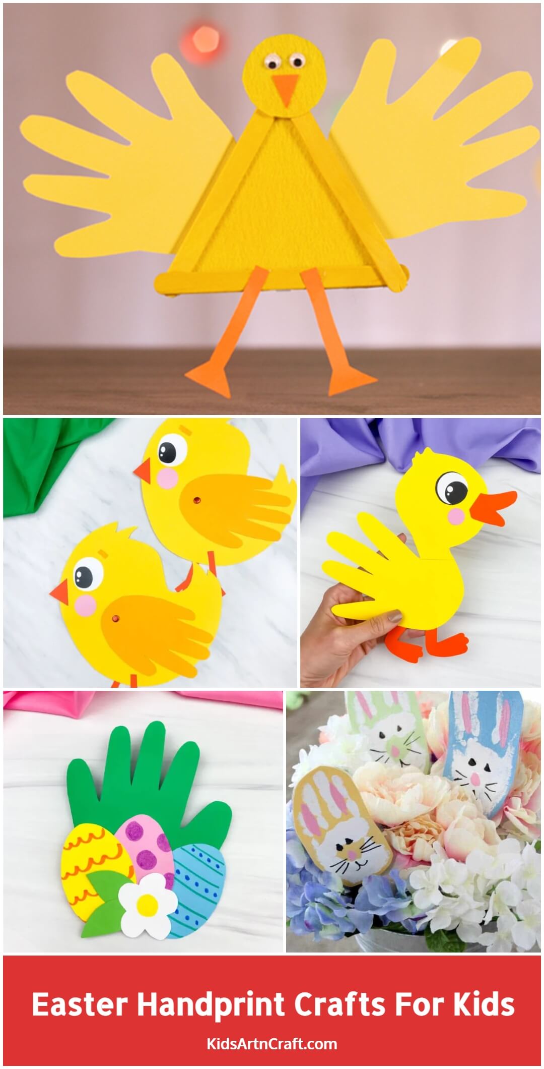 Easter Handprint Crafts For Kids