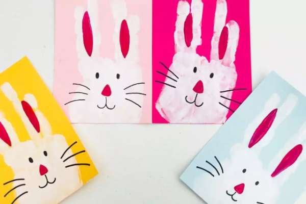 Easter Handprint Art & Craft Idea For Toddlers Easter Handprint Crafts For Kids