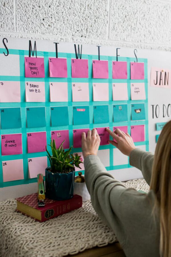 Easy Calendar Craft Ideas With Sticky Notes Sticky Note Teacher Hacks You’ll Want to Steal