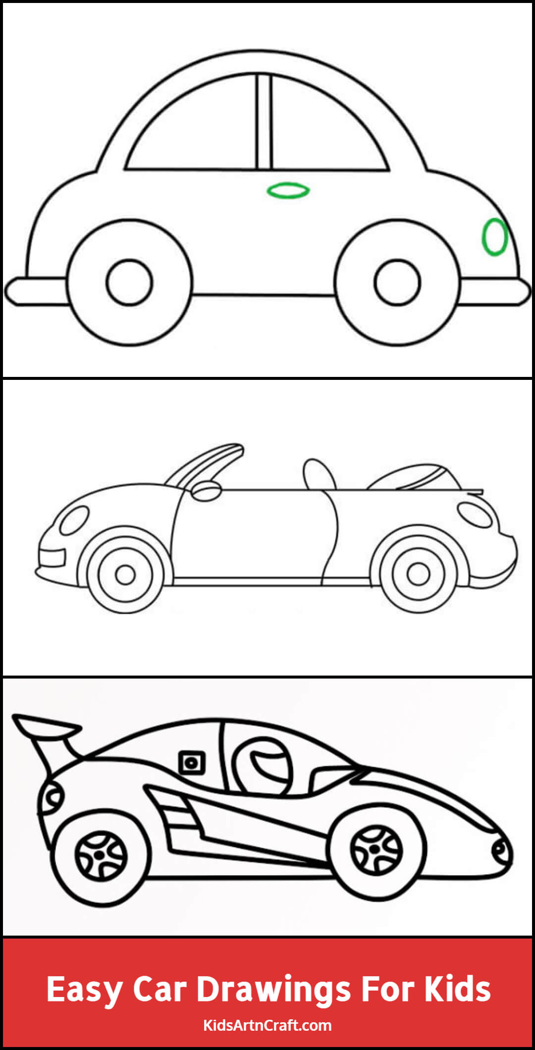 Easy Car Drawings for Kids