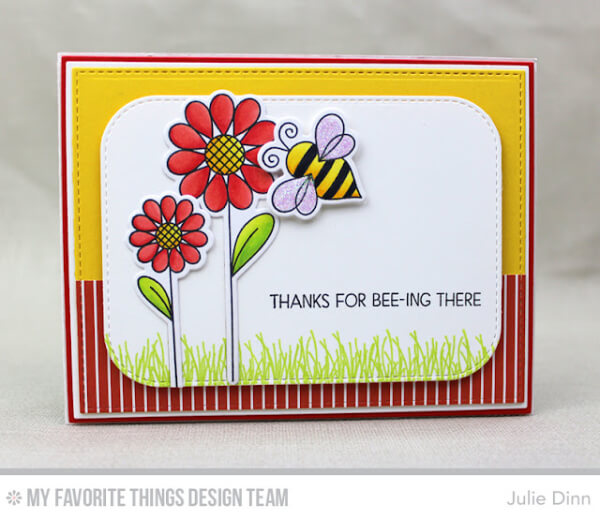 Bee Themed Thanks Card