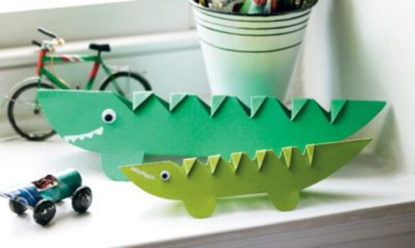 Easy Crocodile Paper Craft