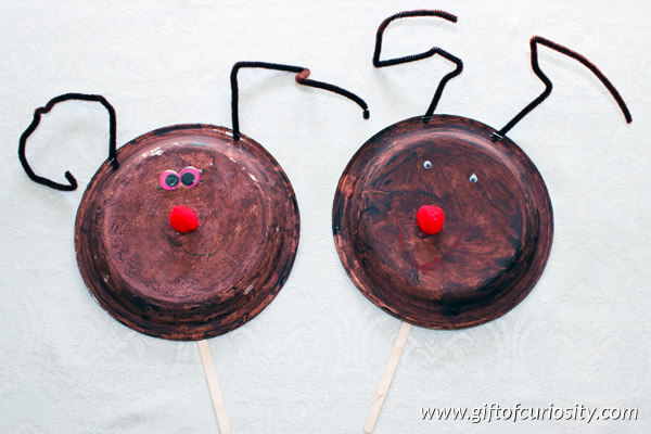 Easy Paper Plate Reindeer Crafts Paper Plate Holiday Craft Ideas For Kids