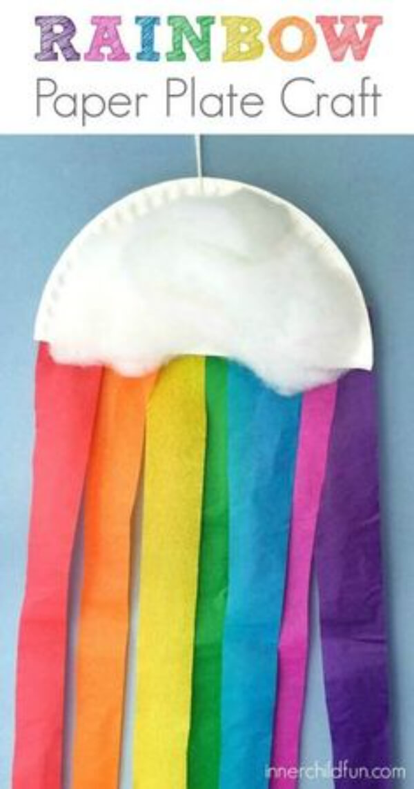 Easy Paper Plate Rainbow Craft Ideas For Kids