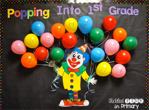 End Of The Year Countdown Balloon Popping Ideas Summer and End-of-Year Bulletin Boards