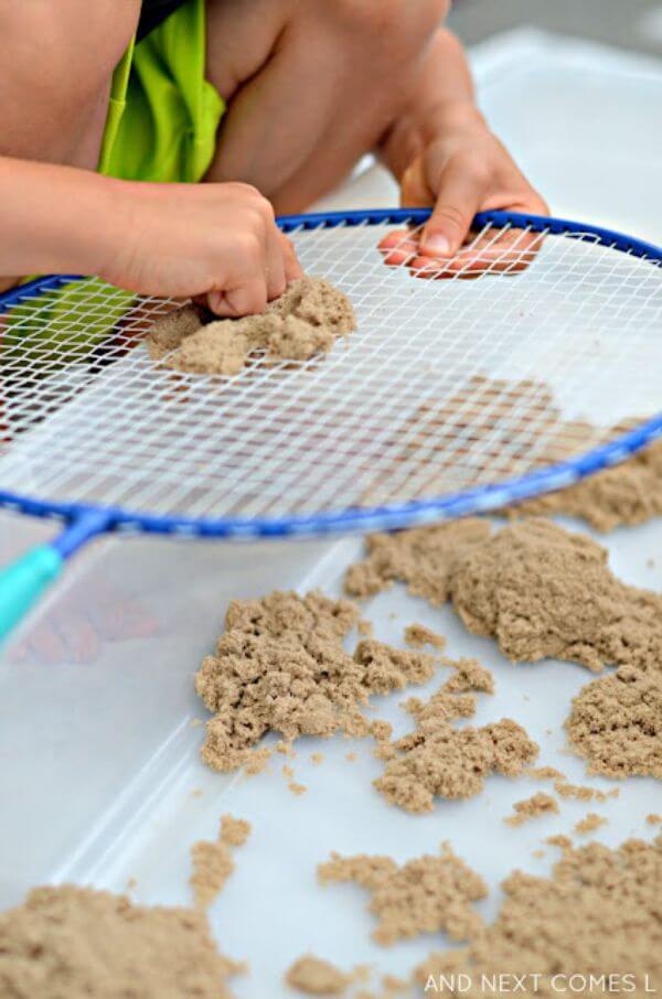 Fine Motor Kinetic Sand Activity Fine Motor Sand Activities for Kids
