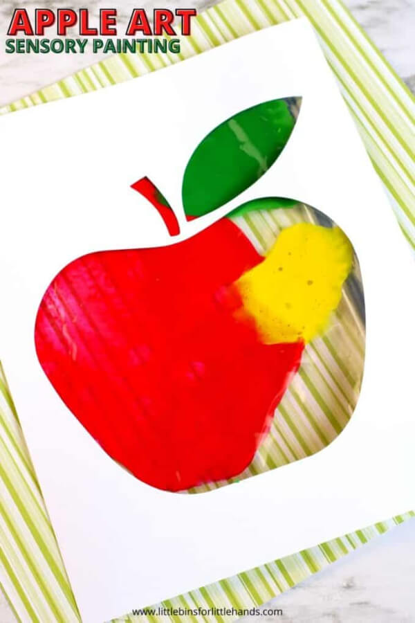 Free Mess Apple Painting Activities