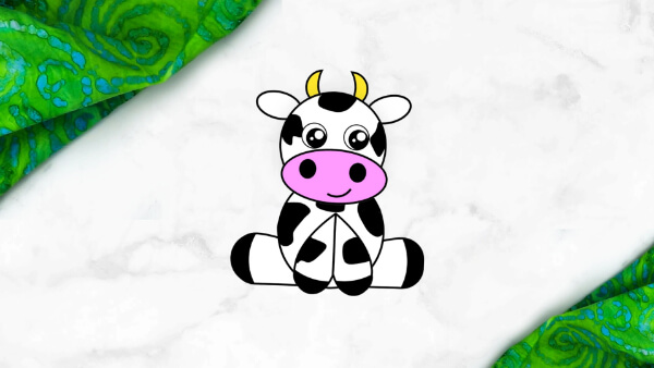 Free Printable Farm Cow Craft Art Project