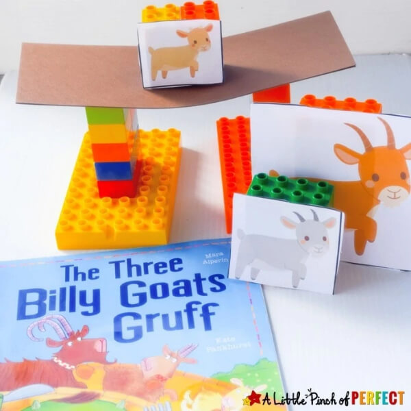 Free Three Billy Goats Gruff Template Craft Activities For Kids