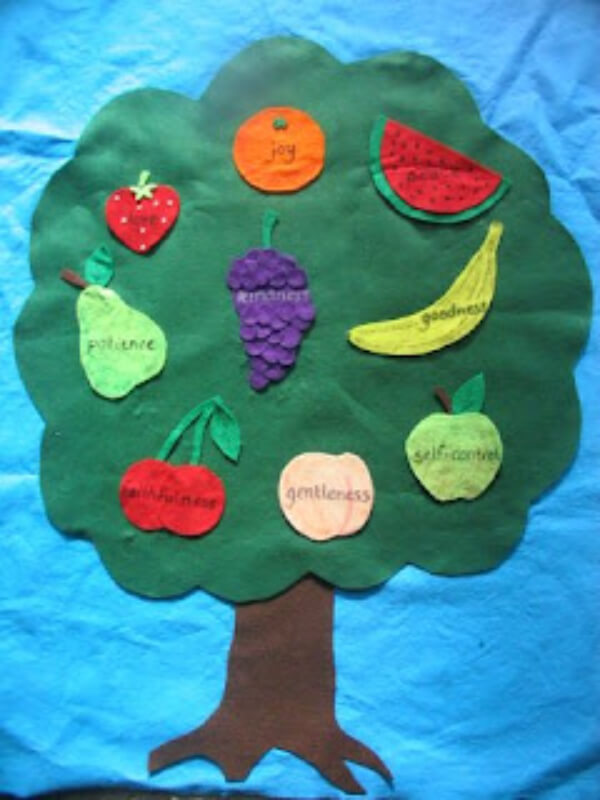 Fruit Tree Craft Activity For Kids