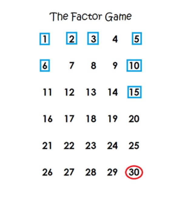 Math Factor Game For 4th Grade Fun Math Activities for 4th Graders at Home