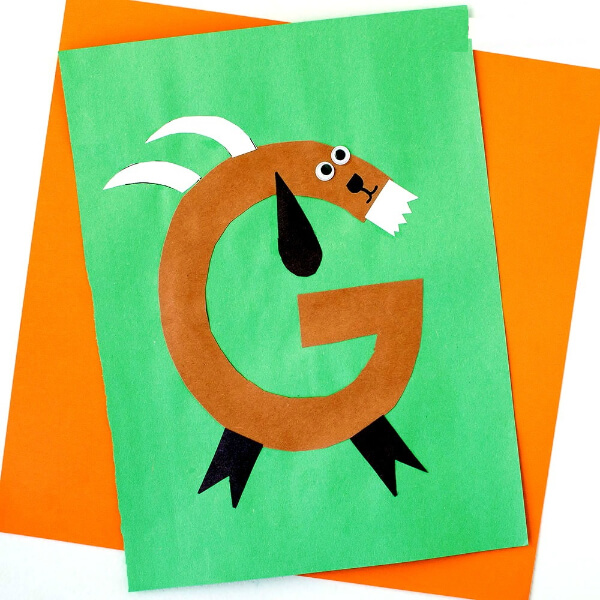 G Is For Goat Letter Of The Week Crafts For Preschoolers