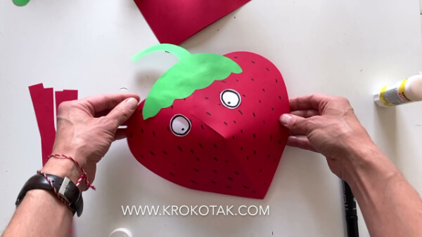 Giant Strawberry Paper Craft