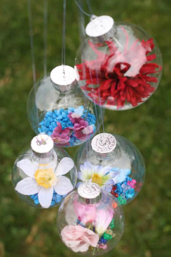 How To Make Gorgeous Flower Drop Garden Ornaments Craft