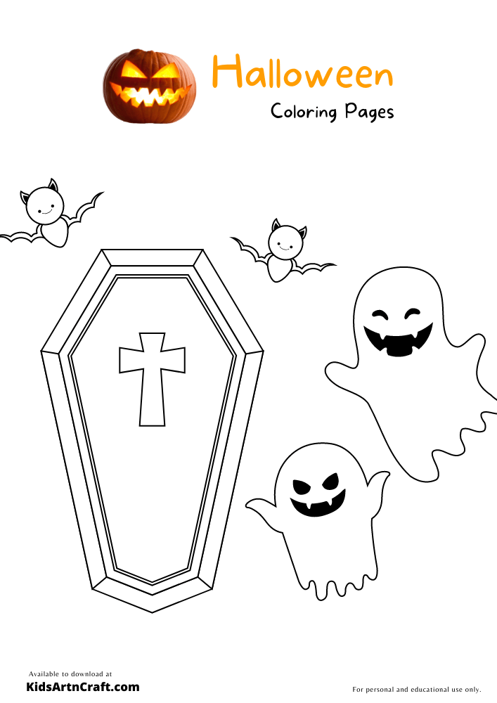 Halloween Coloring Pages For Kids – Free Printables