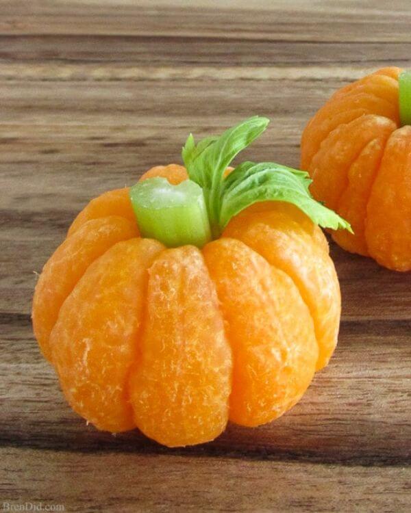 Halloween Craft Ideas With Tangerine