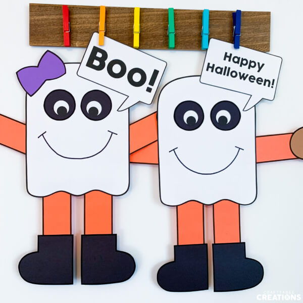 Autumn Bulletin Boards For Classroom Halloween Ghost Craft Idea For Kindergarten