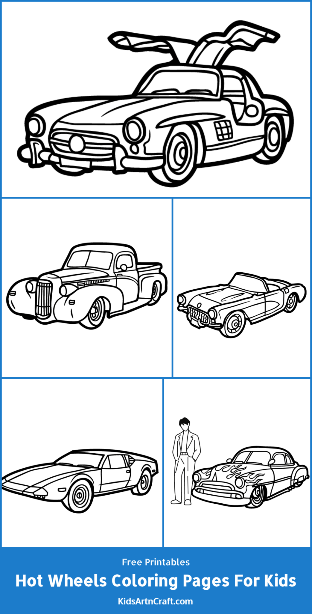 Hot Wheels Coloring Pages For Kids – Free Printables - Kids Art & Craft