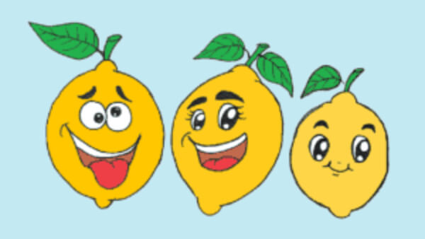 Lemon Drawing & Sketches for Kids How To Draw Cartoon Lemon