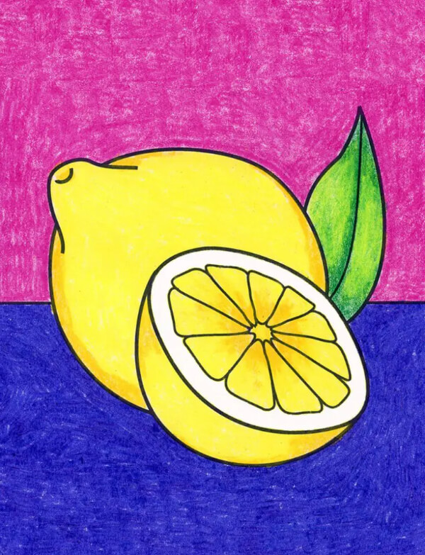 How To draw Lemon Tutorial