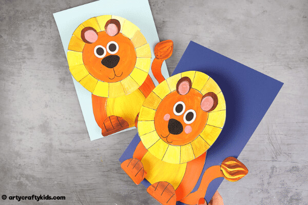 How To Make 3d Paper Lion