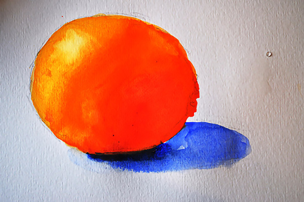 How To Paint Orange Fruit