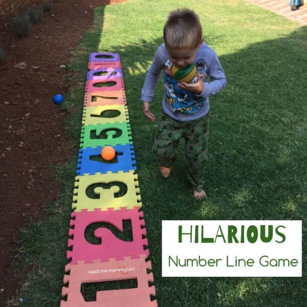 Number Line Game Activity For Kindergarten Interactive Number Line Activities
