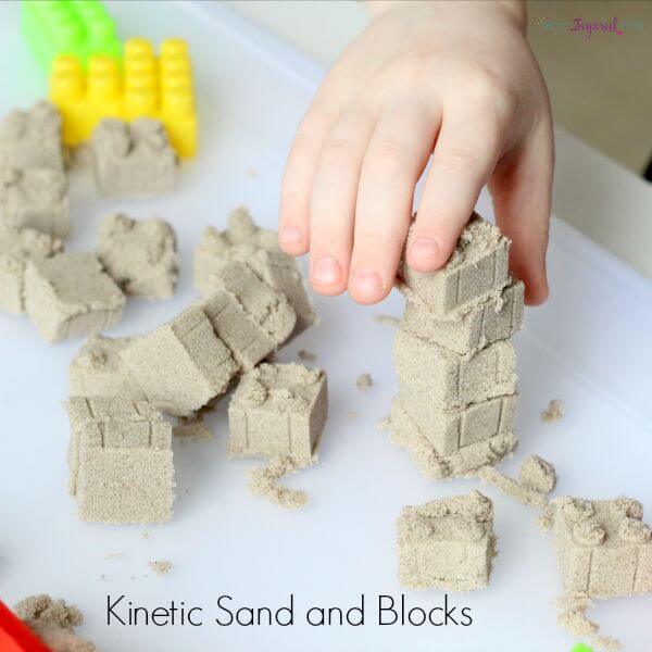 Kinetic Sand Blocks Activity