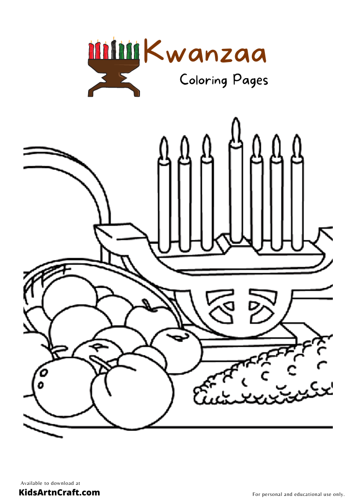 Kwanzaa Coloring Pages For Kids – Free Printables