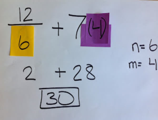 Learn Elementary Mathematics With Post-it Notes