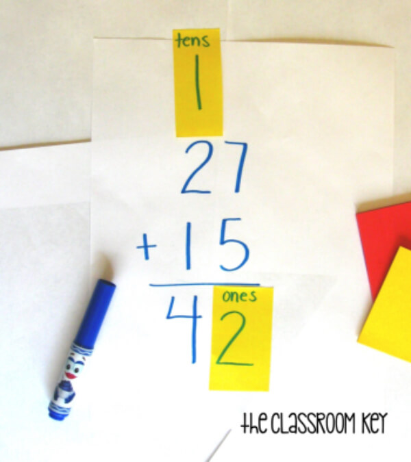 Make Math Easy WIth Sticky Notes