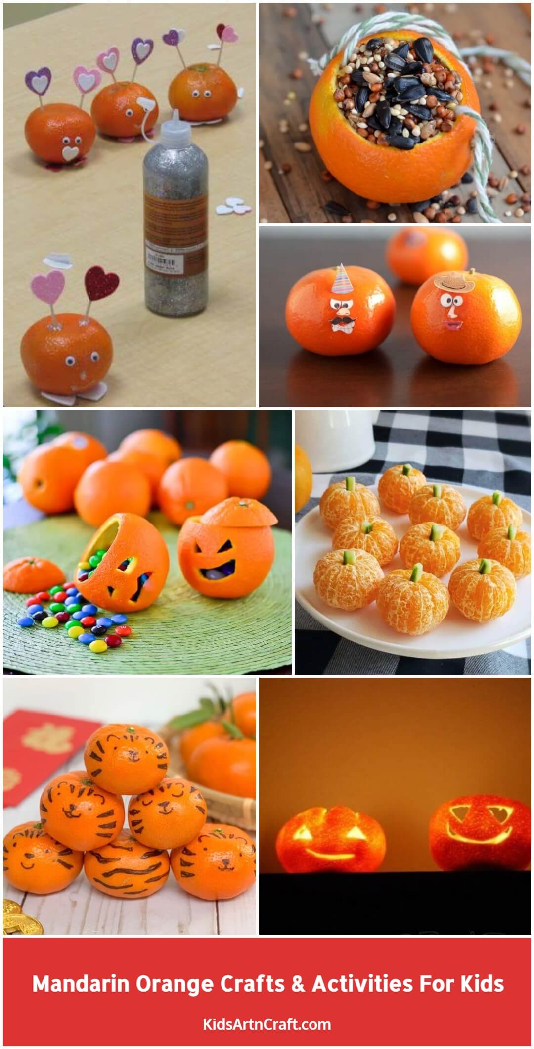 Mandarin Orange Crafts & Activities for Kids