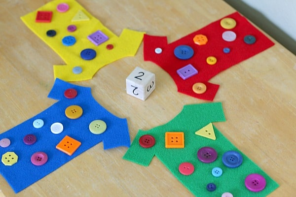 Math Game Activity With Groovy Buttons