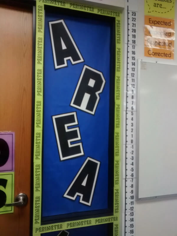 Area & Perimeter Math Poster For My Classroom