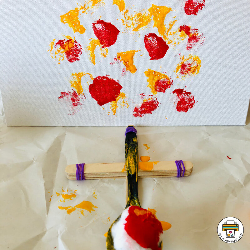 Medieval Catapult Painting Art Activity For Kids