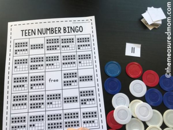 Number Bingo Game For Preschool Kids Math Teaching Activities For Preschoolers