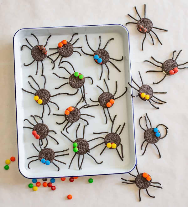 Recipe Ideas For Halloween Treats Oreo Spider Treats For Halloween Decorations