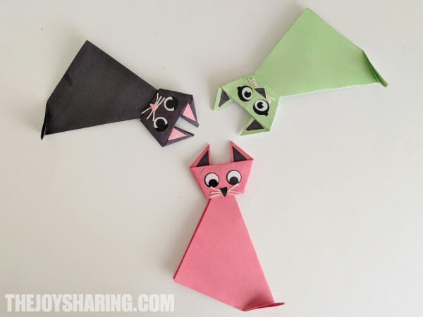Origami Cat Craft Ideas For Kids Animal Paper Crafts for Kids