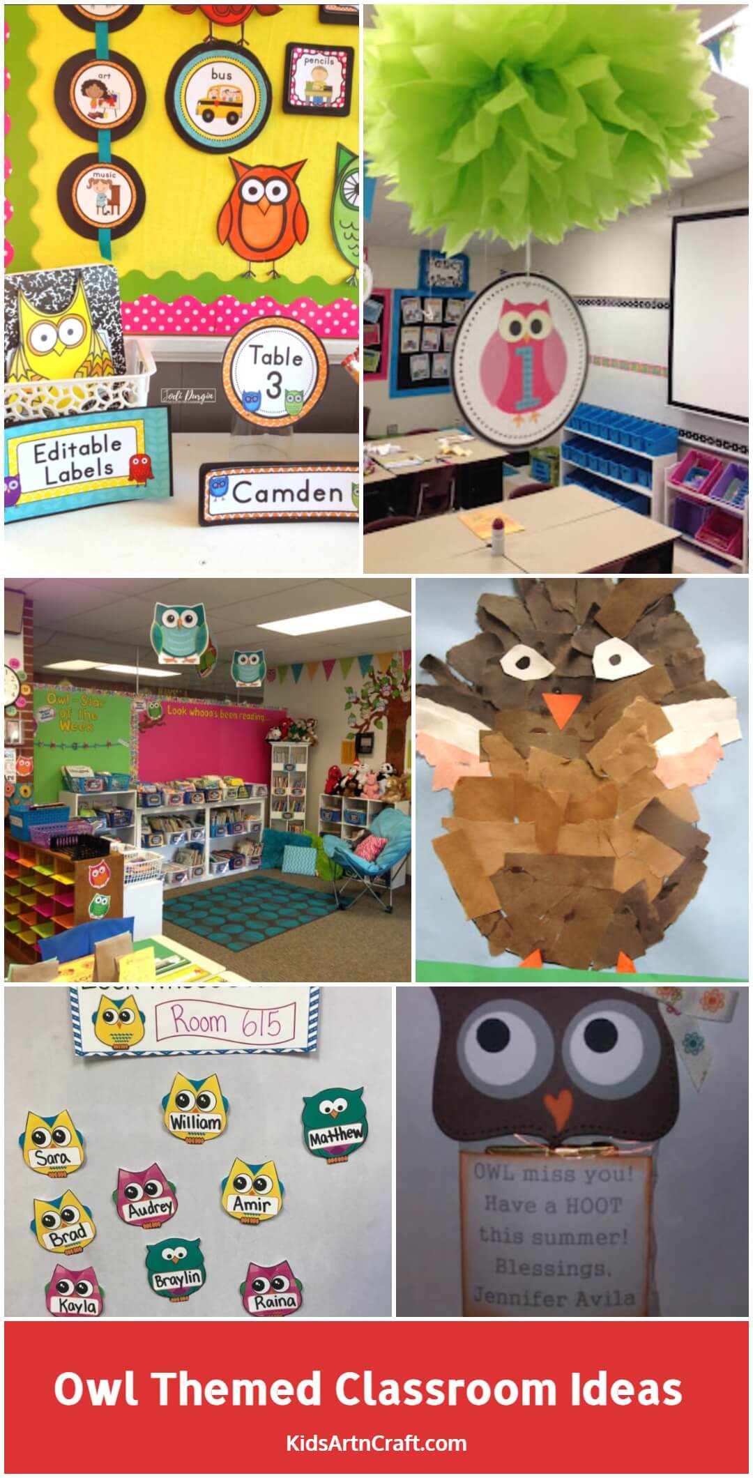 Owl Themed Classroom Ideas For Kids