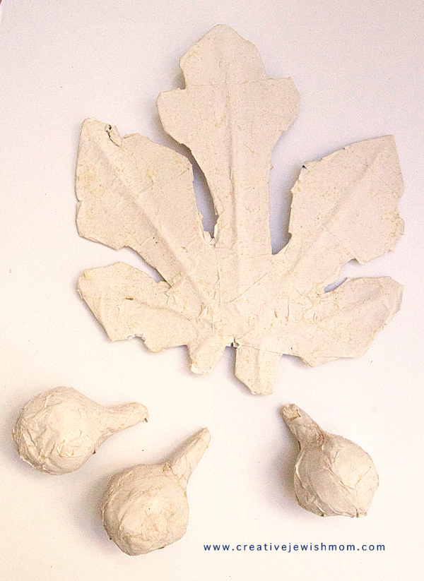 Paper Mache Fig Leaves Craft