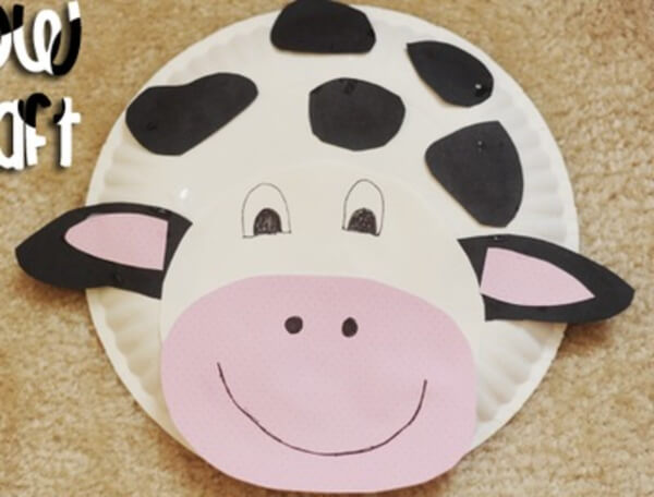 Paper Plate Cow Craft Idea For Kids Paper Plate Animal Crafts for Kids